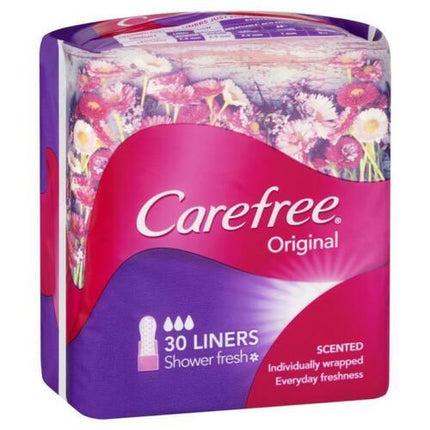 Carefree Original Liners Shower Fresh 30