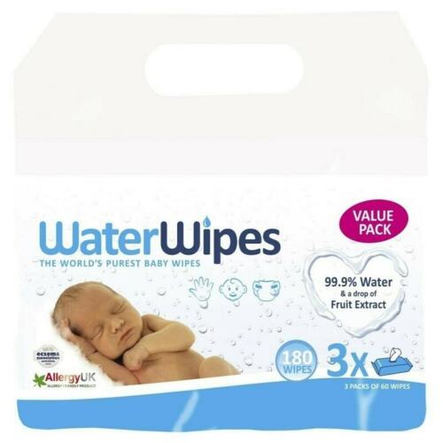 WaterWipes Biodegradable Wipes 3x60 Units - OhYouLuckyDuck.com.au