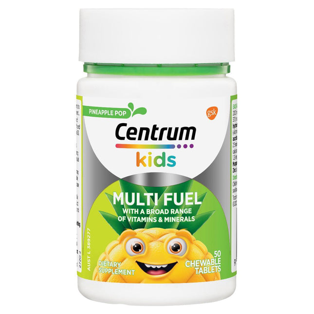 Centrum Kids Multi Fuel 50 Tablets - OhYouLuckyDuck.com.au
