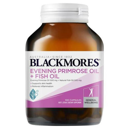 Blackmores Evening Primrose Oil + Fish Oil 100 Capsules - OhYouLuckyDuck.com.au