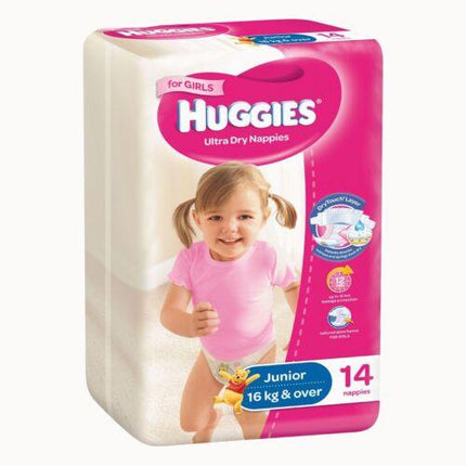 Huggies Convenience Junior Girl 14 - OhYouLuckyDuck.com.au