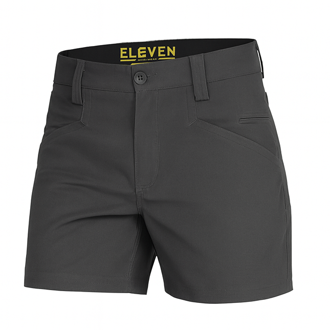 Eleven Workwear 4 Inch Chizeled Work Short Charcoal 107 Regular Leg