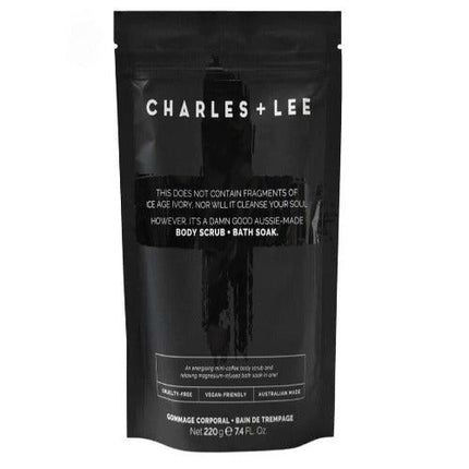 Charles + Lee Body Scrub + Bath Soak - OhYouLuckyDuck.com.au