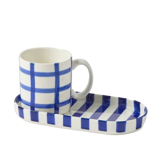 Pilbeam Living Blue Breakfast Set for Kids 2 Piece