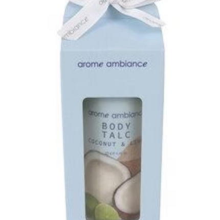Arome Ambiance Nature Fresh Boxed Body Talc Coconut and Lime 150G
