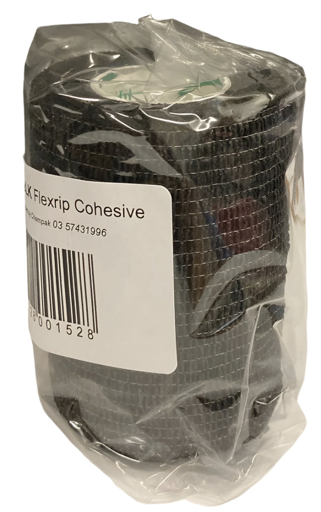 Chempak Cohesive Retention Tape Black  75 x 4.5M