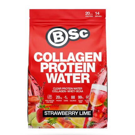 Body Science Collagen Protein Water Strawberry Lime 350G