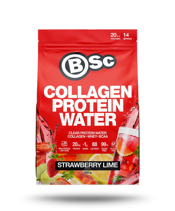 Body Science Collagen Protein Water Strawberry Lime 350G