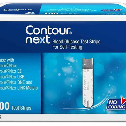 Contour Next Blood Glucose Test Strips 100 - OhYouLuckyDuck.com.au