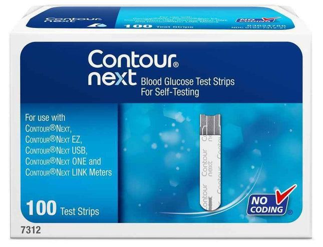 Contour Next Blood Glucose Test Strips 100 - OhYouLuckyDuck.com.au