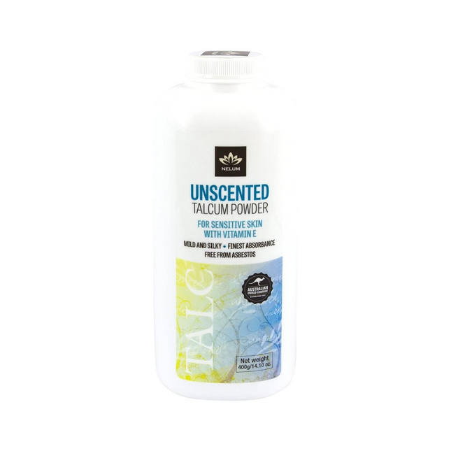 Nelum Natural Talc Unscented 400g