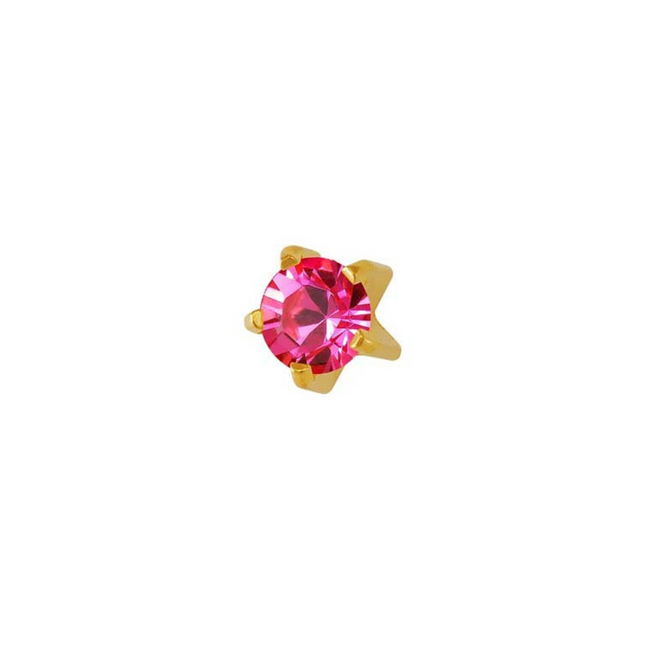 Rossan October Gold Clawset Mini Pink Zircon Fd2049Mc