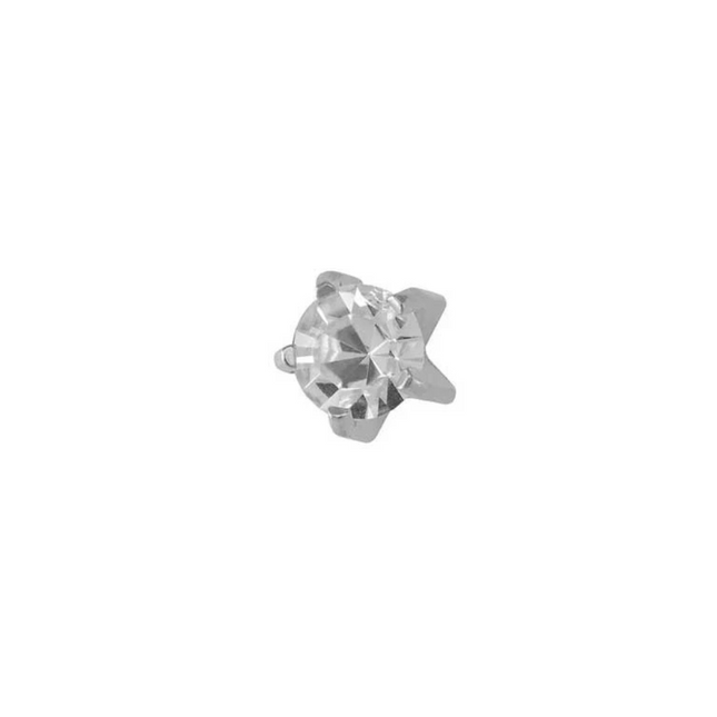 Rossan April Stainless Steel Clawset Mini Clear Crystal Fd3043Mc