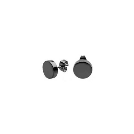 Rossan Black Disc Earrings Fe4852 8mm