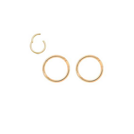 Rossan Ear Hinged Ring Gold 10mm