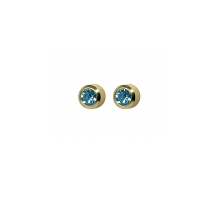 Adnohr Sys75 24K Gp 4mm Bezel Aquamarine 7511 0203