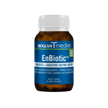 Bioglan Medlab Enbiotic 60 Hard Capsules