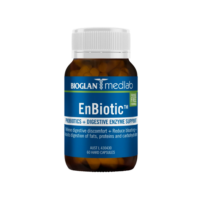 Bioglan Medlab Enbiotic 60 Hard Capsules