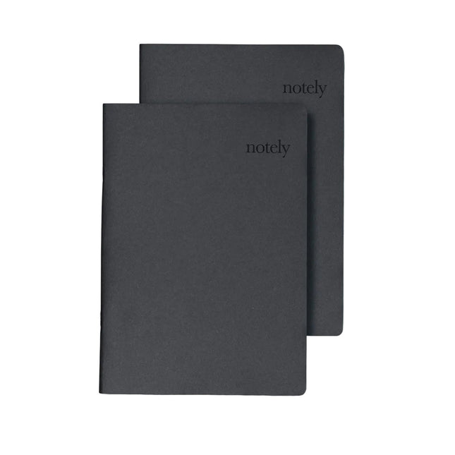 Notely  Cup Notes Noir A5 Notebook Set of 2