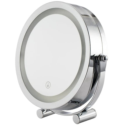 Chrome Illuminated Make Up Mirror 13Cm