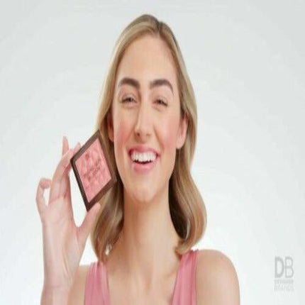 DB Cosmetics Make 'Em Blush Pressed Mineral Blush Peach Glow - OhYouLuckyDuck.com.au