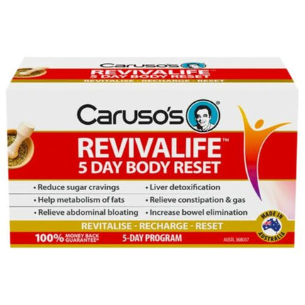 Caruso’s Revivalife 5 Day Body Reset Kit - OhYouLuckyDuck.com.au