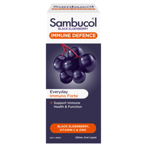 Sambucol Black Elderberry Immune Defence 250ml - OhYouLuckyDuck.com.au