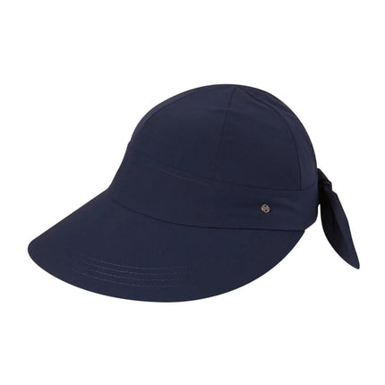 Kooringal Ladies Bow Cap with Poppy Design Navy One Size