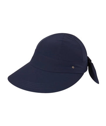 Kooringal Ladies Bow Cap with Poppy Design Navy One Size