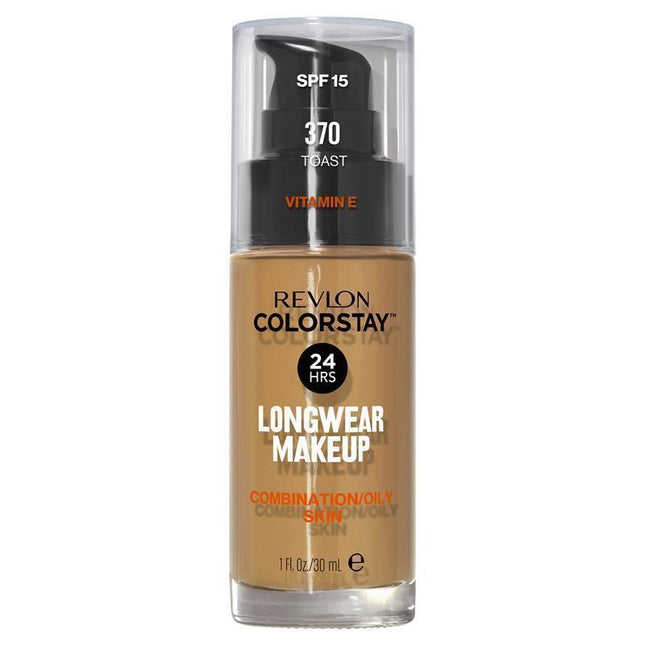 Revlon Color Stay Foundation With Skincare Combination/Oily Toast - OhYouLuckyDuck.com.au