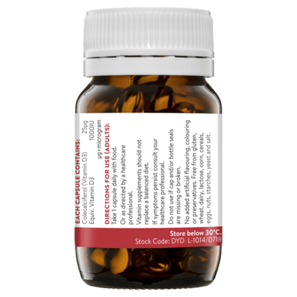 Ethical Nutrients Daily D 90 Capsules - OhYouLuckyDuck.com.au