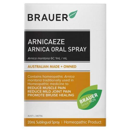 Brauer Arnicaeze Arnica Oral Spray 20ml - OhYouLuckyDuck.com.au