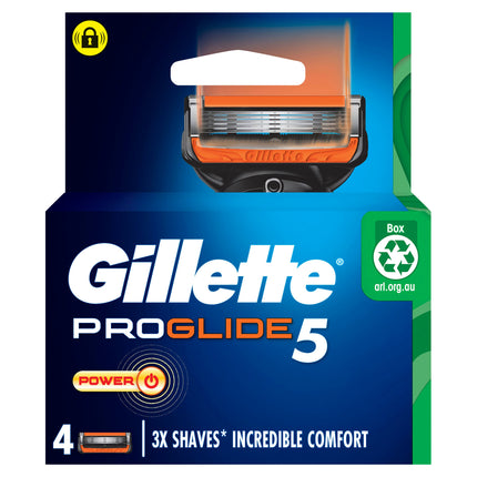 Gillette Fusion Proglide Power Blades 4Pk