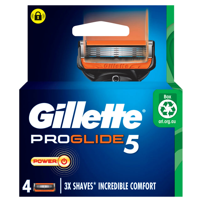 Gillette Fusion Proglide Power Blades 4Pk
