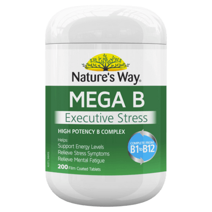 Nature’s Way Mega B Executive Stress Tabs 200