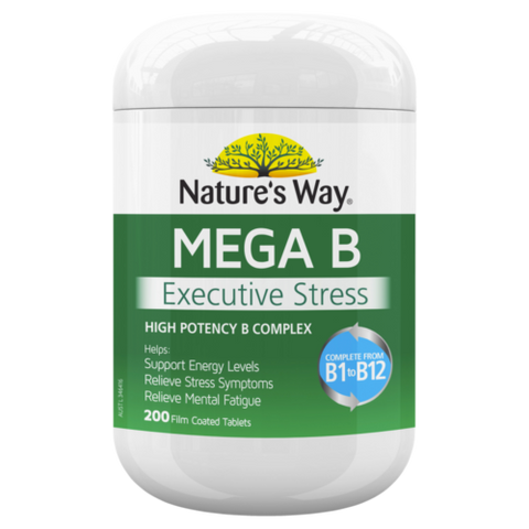Nature’s Way Mega B Executive Stress Tabs 200