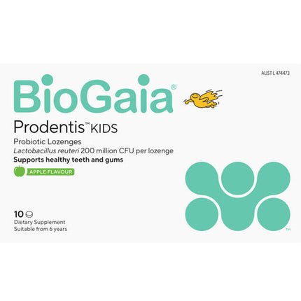 Biogaia Prodentis Kids Apple Flavoured Probiotic Lozenges 10 Pack