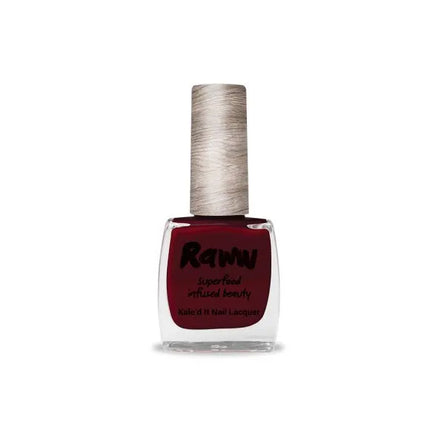 Raww Kaled It Nail Lacquer Dark Raww Cherry 10ml - OhYouLuckyDuck.com.au