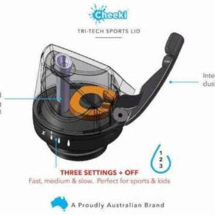 Cheeki Active Bottle Single Wall Ocean 750ml