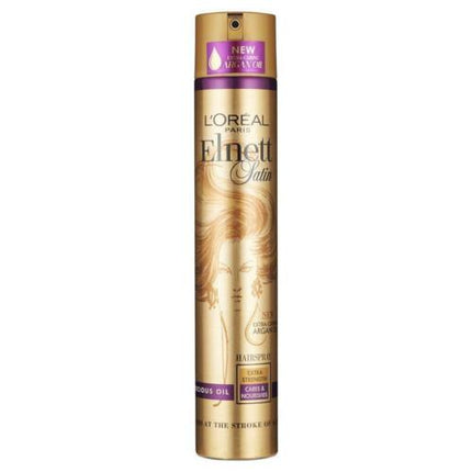 L'Oreal Paris Elnett Satin Extra-Caring Argan Oil - OhYouLuckyDuck.com.au