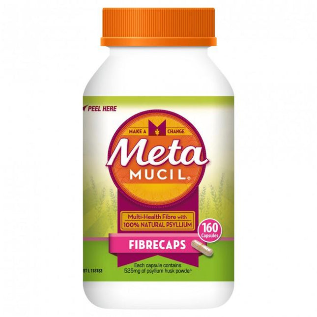 Metamucil Fibre Supplement FibreCaps 160 Capsules - OhYouLuckyDuck.com.au