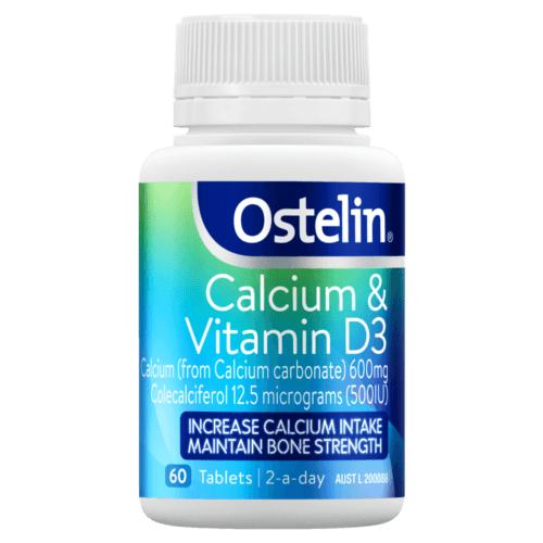 Ostelin Calcium & Vitamin D3 60 Tablets - OhYouLuckyDuck.com.au