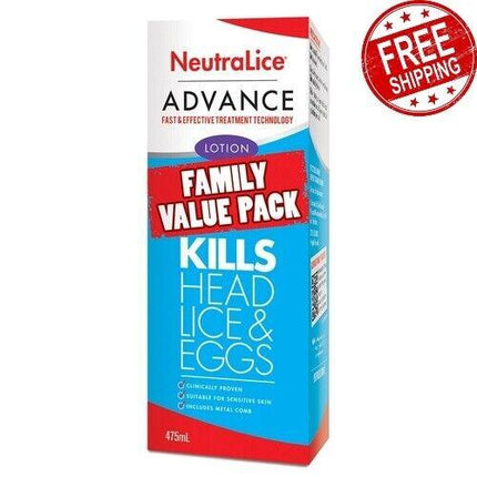 NeutraLice Advance Lotion Family Value Pack 475mL - OhYouLuckyDuck.com.au