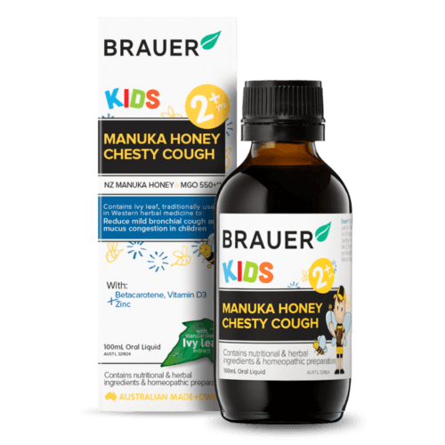Brauer Kids Manuka Honey Chesty Cough 100ml - OhYouLuckyDuck.com.au