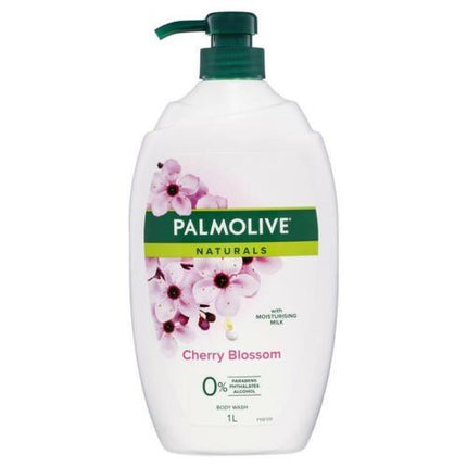 Palmolive Naturals Milk & Cherry Blossom Body Wash 1 Litre - OhYouLuckyDuck.com.au