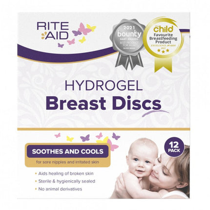 Rite Aid Hydrogel Breast Discs 12Pk - OhYouLuckyDuck.com.au