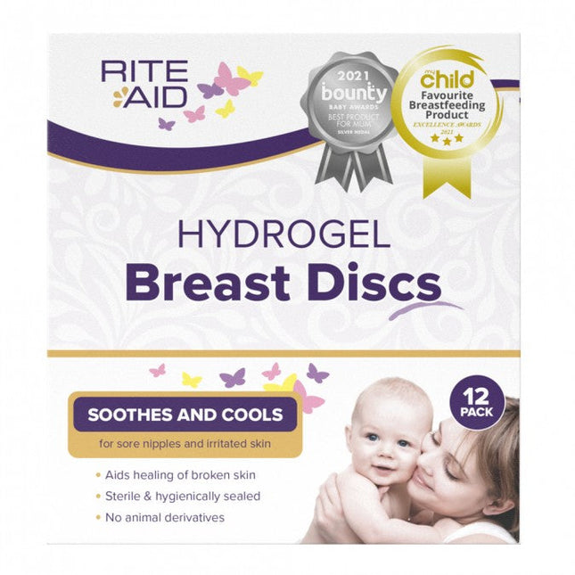 Rite Aid Hydrogel Breast Discs 12Pk - OhYouLuckyDuck.com.au