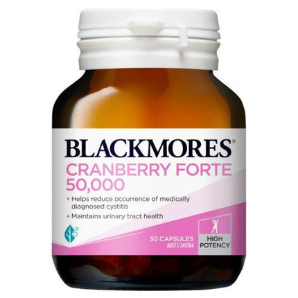 Blackmores Cranberry Forte 50000 30 Capsules - OhYouLuckyDuck.com.au