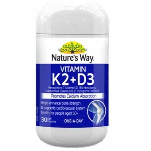 Nature’s Way Vitamin K2 + D3 30 Capsules - OhYouLuckyDuck.com.au
