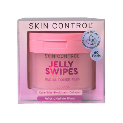 Skin Control Jelly Swipes Facial Toner Pads 60PCS